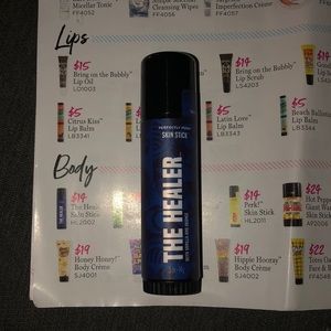 Perfectly Posh Healer skin stick vanilla orange